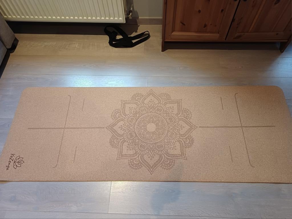 Yozenga yoga mat, Sport en Fitness, Yoga en Pilates, Ophalen of Verzenden, Zo goed als nieuw, Yogamat