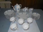 Servies, porselein made in Czecho-Slovakia. Blauw-zilver, Antiek en Kunst, Ophalen