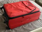 TITAN. 3 delige kofferset rood stof, Handtassen en Accessoires, Koffers, Ophalen, Zo goed als nieuw, Overige materialen, Wieltjes