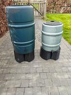 Twee regentonnen Harcostar 227L en 168L, Ophalen