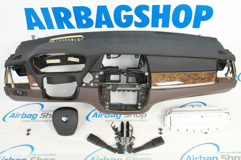 Airbag kit - Tableau de bord brun HUD BMW X5 E70 (2006-2014), Enlèvement ou Envoi, Utilisé