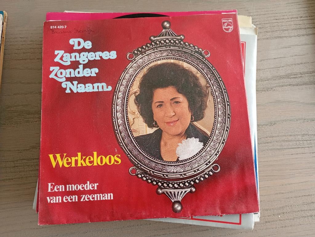 De zangeres zonder naam - Werkeloos, Cd's en Dvd's, Vinyl Singles, Gebruikt, 7 inch, Single, Ophalen of Verzenden