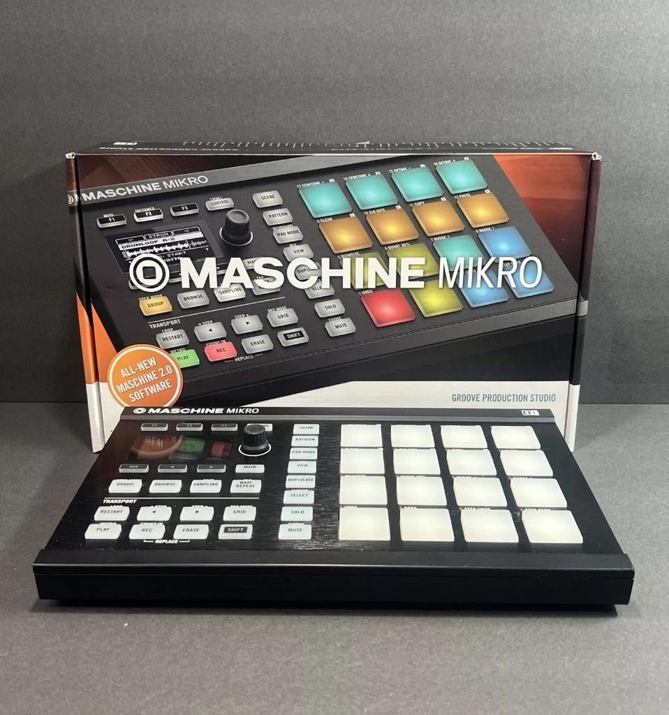 Native Instruments Maschine Mikro MK2 noir, Musique & Instruments, Équipement Midi, Comme neuf, Enlèvement