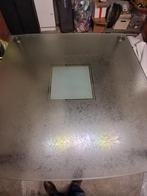 Glazen tafel met motief, Ophalen