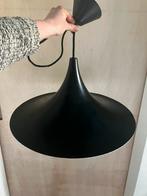 Vintage hanglamp heksenhoed trompet metaal, Ophalen of Verzenden, Gebruikt, Metaal