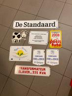 8 plaques en émail, Enlèvement ou Envoi, Comme neuf