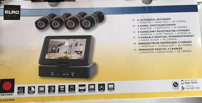 ELRO CAMERASYSTEEM, Ophalen