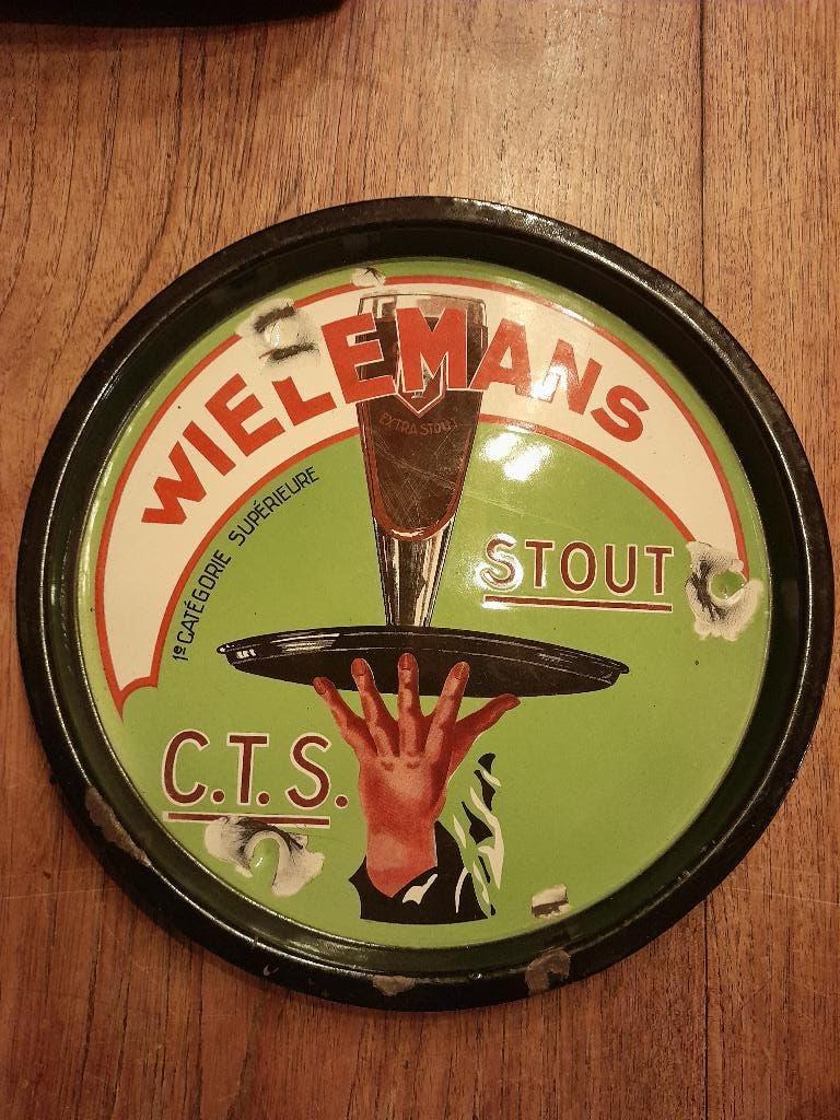 plateau émaillé, Ophalen of Verzenden, Gebruikt, Reclamebord