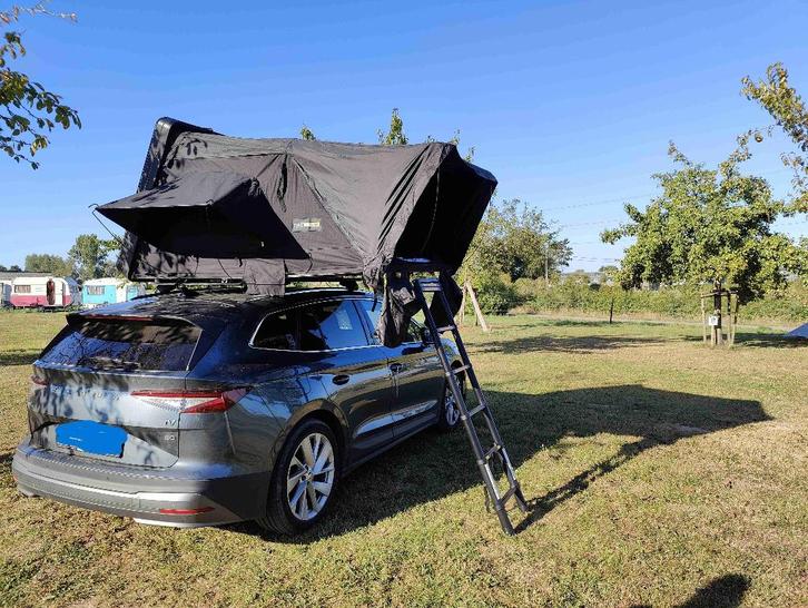 Hardcover daktent Trekk Coyote M  met binnen- en voortent, Caravanes & Camping, Tentes, jusqu'à 2, Comme neuf, Enlèvement