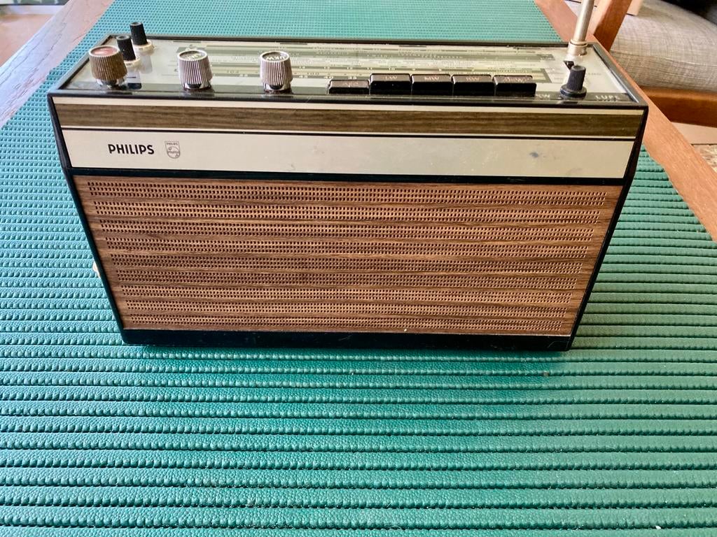 Radio à transistors Philips vintage (12RP504), Enlèvement, Utilisé, Transistor