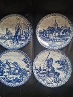 Chemkefa set 4 seizoenen wandborden Delfts Blauw, Antiek en Kunst, Ophalen
