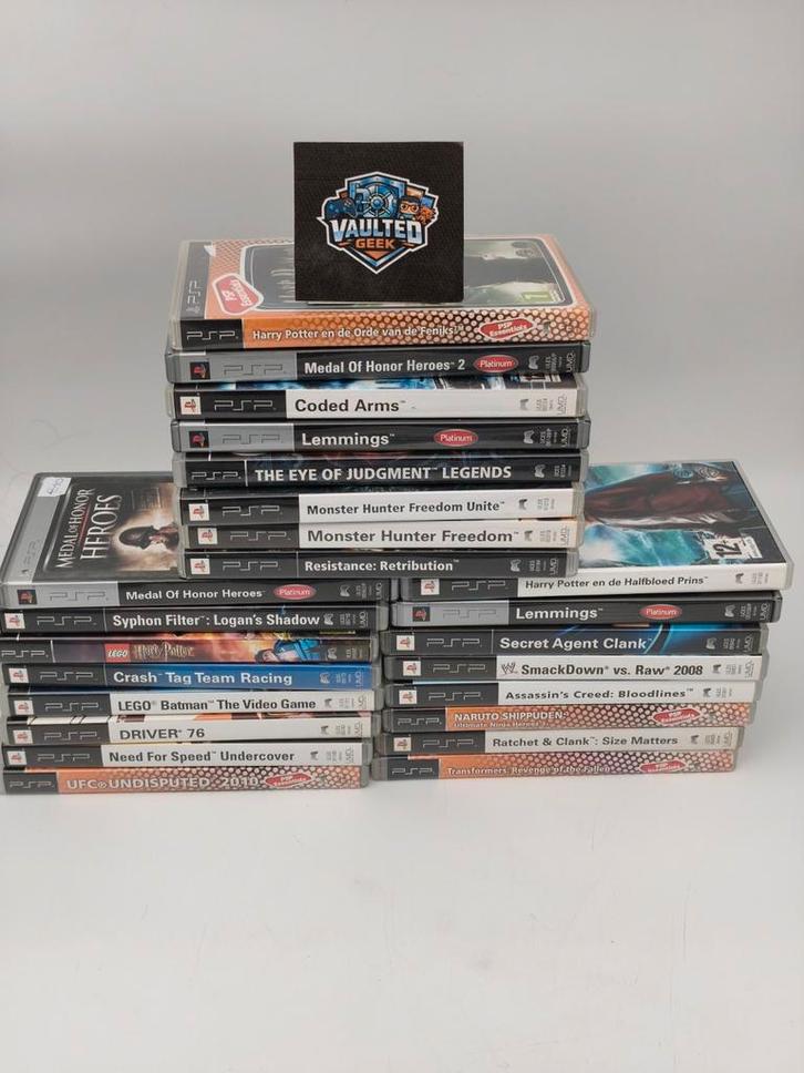 Lot 24 PSP games, Consoles de jeu & Jeux vidéo, Jeux | Sony PlayStation Portable, Utilisé, Autres genres, Enlèvement ou Envoi
