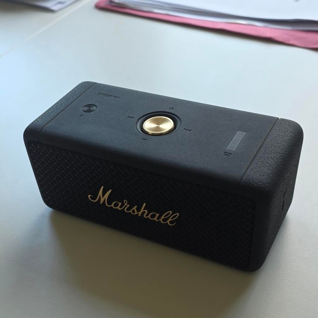 ENCEINTE/BAFFLE MARSHALL NOIR, TV, Hi-fi & Vidéo, Enceintes, Comme neuf, Moins de 60 watts, Autres types, Autres marques