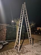 Aluminium ladder 2 delen van 4.5m, Doe-het-zelf en Bouw, Ladders en Trappen, Ophalen, Ladder