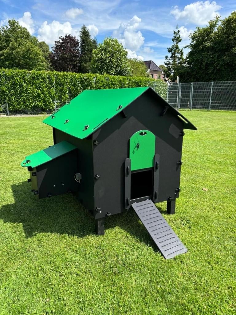 Pluverdi kippenhok Paris (8-16 kippen): OP VOORRAAD, Dieren en Toebehoren, Ophalen of Verzenden, Nieuw, Kippenhok of Kippenren