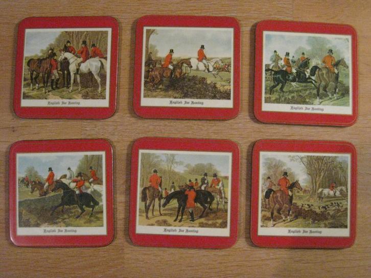 6 decoratieve onderzetters, Huis en Inrichting, Woonaccessoires | Onderzetters, Zo goed als nieuw, Glas of Kopje, Ophalen of Verzenden