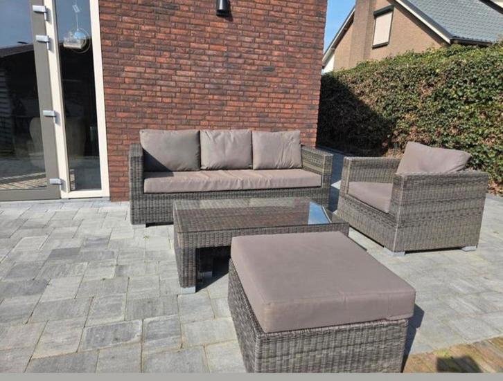 Lounge set, Jardin & Terrasse, Ensembles de jardin, Sets de jardin, Banque, Hocker, Chaise, Enlèvement