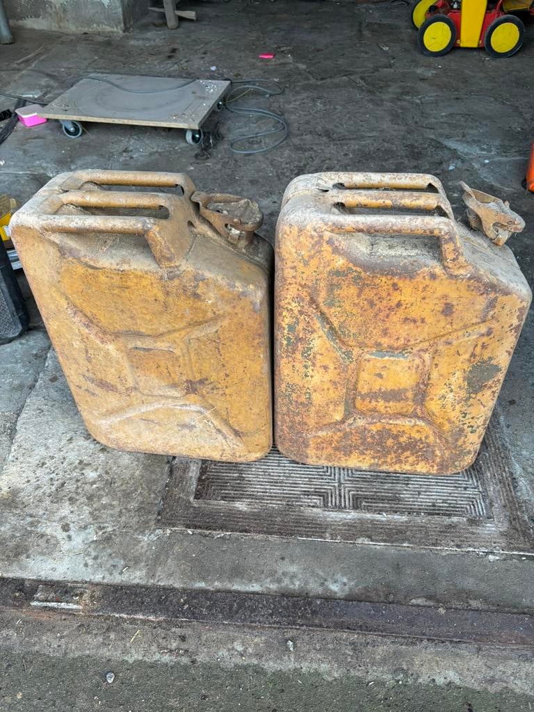 Jerrican Anglais 1943, Collections, Objets militaires | Seconde Guerre mondiale, Enlèvement ou Envoi, Armée de terre, Autres types