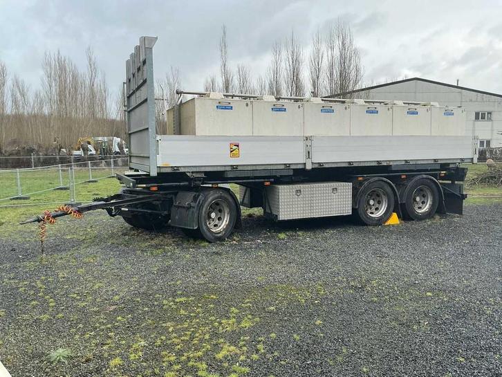 Pacton - 2822-C - Aanhangwagen met BDF-systeem/wissellaadbak, Auto's, Vrachtwagens, Bedrijf, Aanhangers en Opleggers, Overige brandstoffen