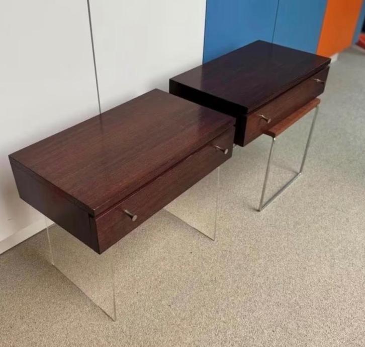 Vintage nachtkastjes, Huis en Inrichting, Slaapkamer | Nachtkastjes, Ophalen of Verzenden