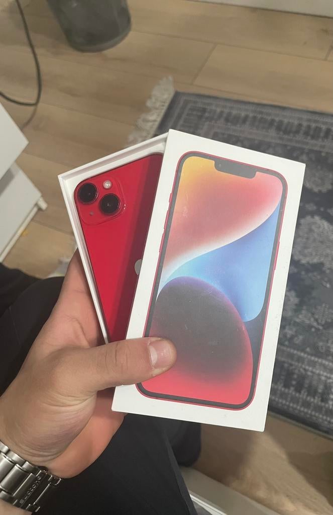Iphone 14 nieuw met doos (prijs bespreekbaar), Telecommunicatie, Ophalen, 128 GB, Nieuw, Zonder simlock
