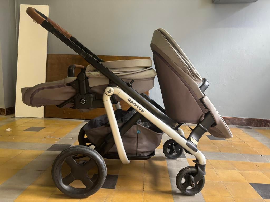 Dubbele buggy Maxi-cosi, Kinderen en Baby's, Kinderwagens en Combinaties, Gebruikt, Duowagen, Maxi-Cosi, Ophalen
