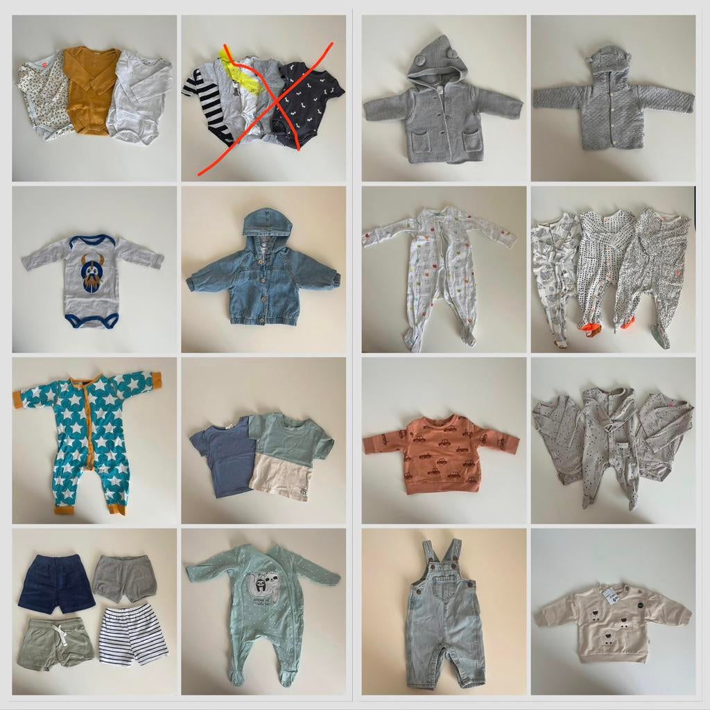 Kledingpakket jongens maat 62, Ophalen, Zo goed als nieuw, Maat 62