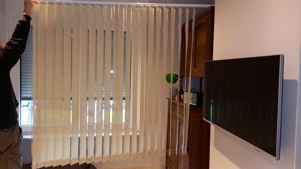 Raam lamellen wit    3 stuks, Huis en Inrichting, Stoffering | Gordijnen en Lamellen, Ophalen, Wit