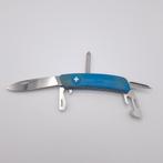 Couteau militaire suisse Swiza D04 bleu, Enlèvement ou Envoi, Comme neuf