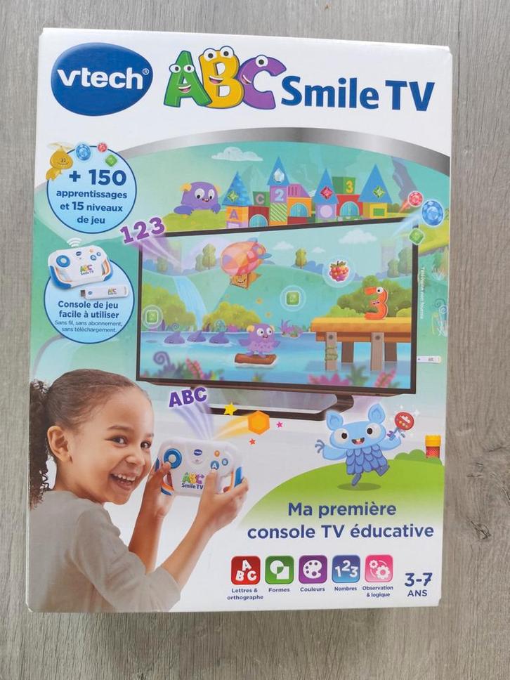 ABC SMILE TV (MIJN EERSTE EDUCATIEVE TV-CONSOLE), Games en Spelcomputers, Spelcomputers | Nintendo 2DS en 3DS, Zo goed als nieuw