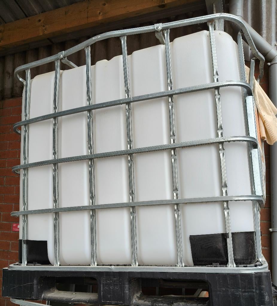 IBC-vaten, Ophalen, Kunststof, Met kraantje, 150 liter of meer