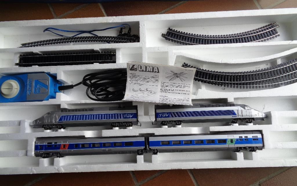 TGV Lima, Hobby en Vrije tijd, Modeltreinen | H0, Gebruikt, Treinset, Lima, Ophalen of Verzenden