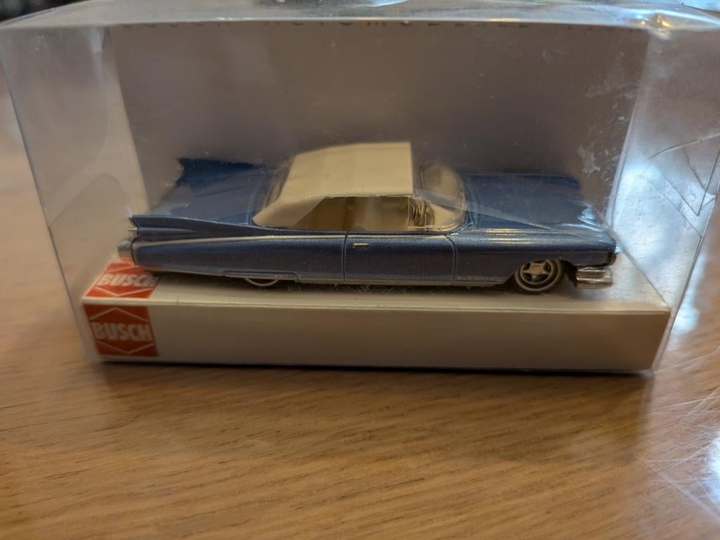 set van 6 miniaturen BUSCH 1:87 Speciale editie Cadillac & V, Hobby en Vrije tijd, Modeltreinen | N-Spoor, Ophalen of Verzenden