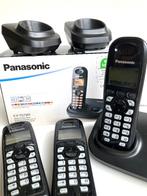 Téléphone sans fil Panasonic – 3 combinés, Enlèvement, Utilisé, 3 combinés