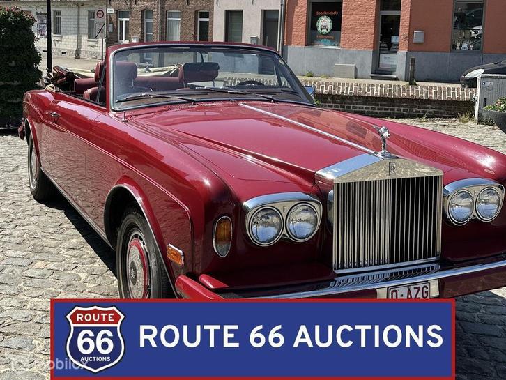 Rolls-Royce Corniche Cabriolet | 1978 | Route 66 Auctions, Autos, Oldtimers & Ancêtres, Entreprise, Achat, Rolls-Royce, Essence