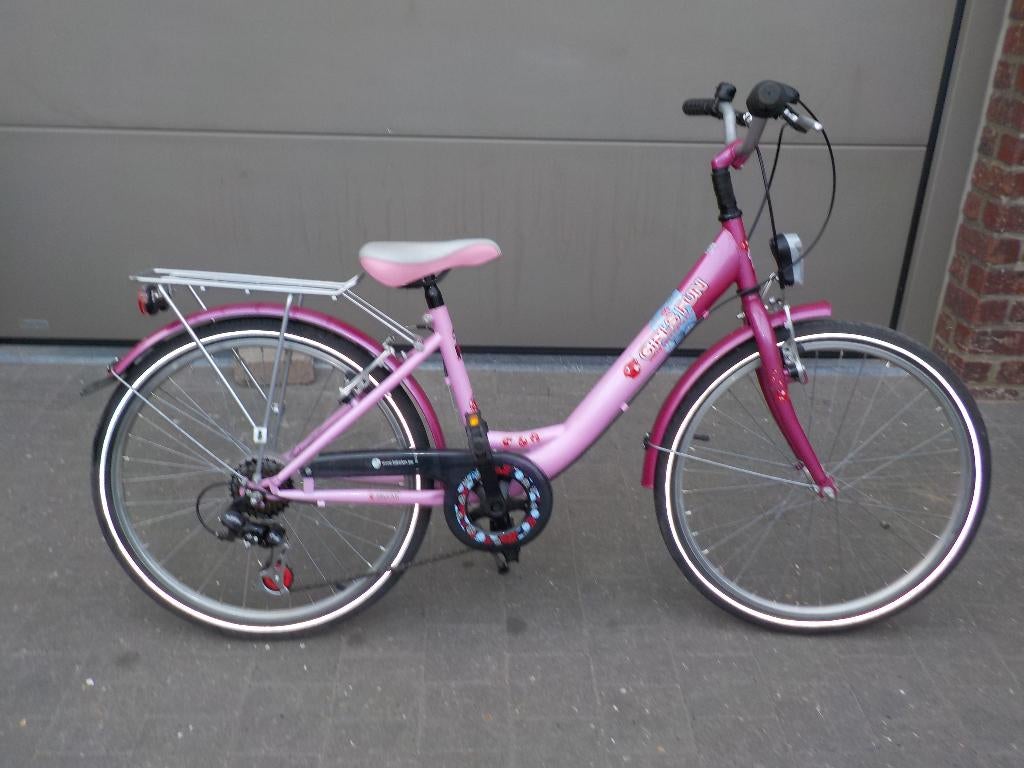 Meisjesfiets 24 ich, Ophalen, 24 inch, Versnellingen