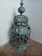 Grand photophore marocain en fer forgé. Hauteur: 70 cm, Enlèvement, Utilisé, Métal, Bougie