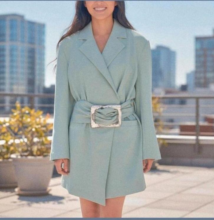 ✨️NA-KD Jurk Maat 34/36 - Met BUNDELKORTING‼️✨️✨️, Kleding | Dames, Jurken, Zo goed als nieuw, Maat 36 (S), Groen, Boven de knie