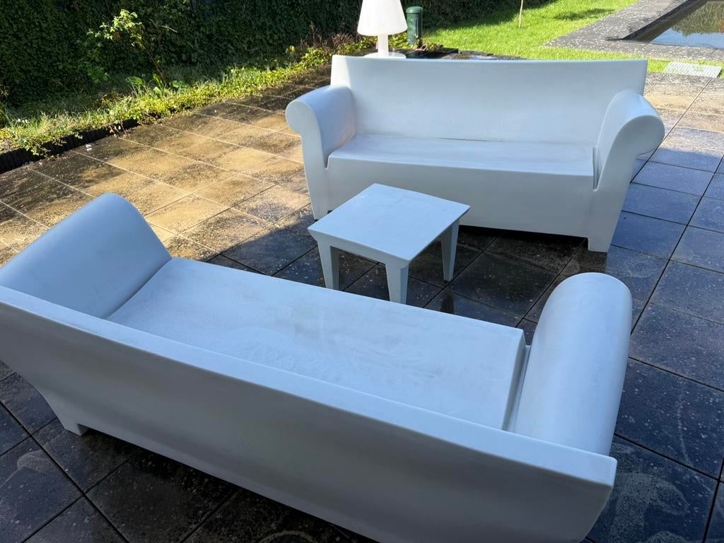 Salon extérieur Bubble club STARCK kartell, Jardin & Terrasse, Chaises longues, Utilisé, Plastique, Enlèvement