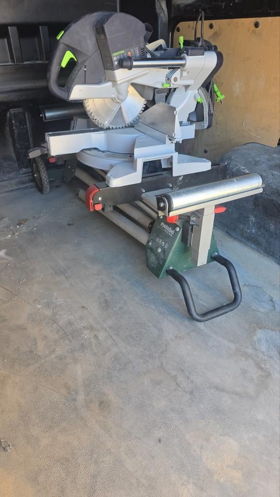 Festool kapex ks 88 , met onderstel metabo ksu251, Ophalen