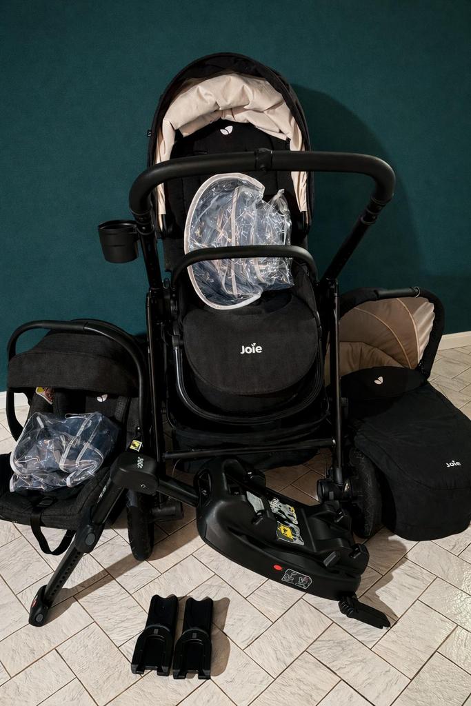 Joie versatrax + ramble xl + joie i gemm 2 + isofix base, Kinderen en Baby's, Zo goed als nieuw, Verstelbare duwstang, Ophalen