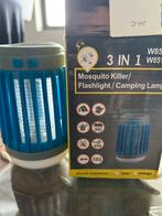 Muggenlamp /camping-lampje.Nieuw in doos. Laden via usb/zon