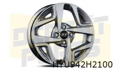 Hyundai i10 velg alu. (6J x 15") (type A) (3/20-) Origineel!, Auto-onderdelen, Banden en Velgen, Band(en), 15 inch, Personenwagen