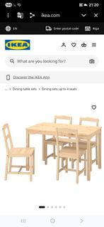 table with 2 chears, Maison & Meubles, Quatre personnes, 50 à 100 cm, Enlèvement, 50 à 100 cm