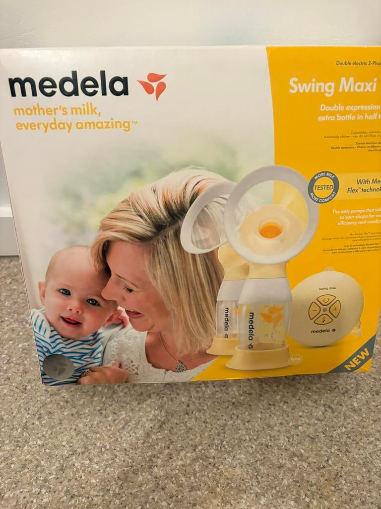 Medela Swing Maxi borstkolf (dubbel) – zo goed als nieuw, Kinderen en Baby's, Ophalen, Zo goed als nieuw, Borstkolf