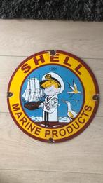 Reclamebord Shell. Emaille., Ophalen, Reclamebord