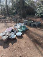 Zink emaille aluminium teilen emmers kruiken, Antiek en Kunst, Ophalen