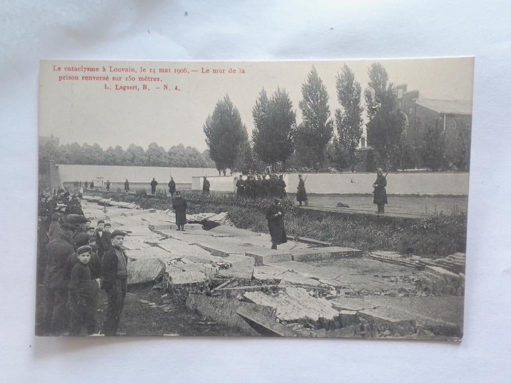 LOUVAIN : LE CATACLYSME A LOUVAIN LE 14 MAI 1906, Envoi, Avant 1920, Non affranchie, Brabant Flamand