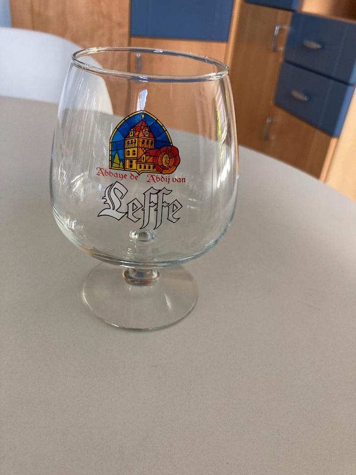 LEFFE GLAS, Verzamelen, Glas en Drinkglazen, Gebruikt, Bierglas, Ophalen of Verzenden