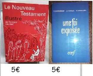 une foi exposée cneuf 5€/le Nouv Testament illustré cneuf 5€, Livres, Enlèvement ou Envoi, Comme neuf, Divers auteurs, Christianisme | Catholique